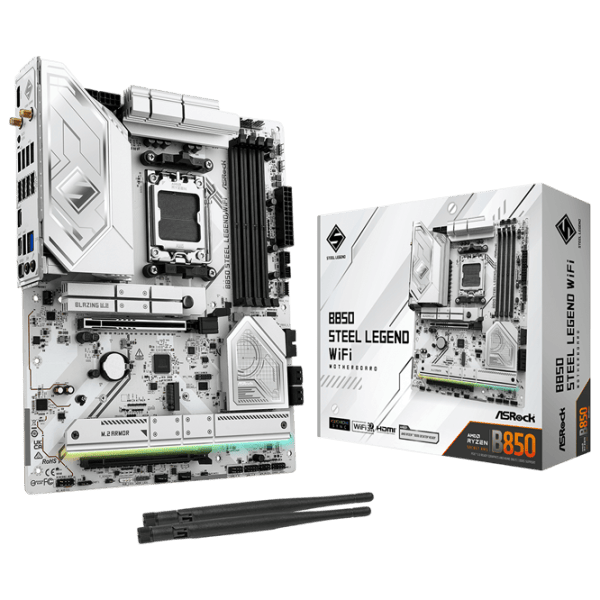 Placă de bază ASRock B850 STEEL LEGEND WIFI ATX / AMD B850 photo 4