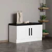 Dulap pentru încălțăminte Trendy Noe 50 x 90 x 35 /White /White photo 4