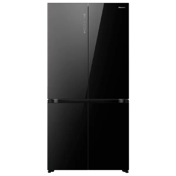 Frigider Hisense RQ768N4GBE cu congelator jos 591 l / 190 cm / Black photo 1