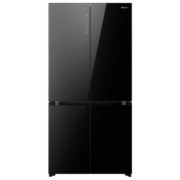 Frigider Hisense RQ768N4GBE cu congelator jos 591 l / 190 cm / Black photo 1