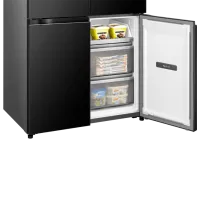 Frigider Hisense RQ768N4GBE cu congelator jos 591 l / 190 cm / Black photo 4
