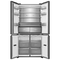 Frigider Hisense RQ768N4GBE cu congelator jos 591 l / 190 cm / Black photo 7