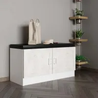 Обувной шкаф Trendy Noe 50 x 90 x 35см /White /Белый photo 4