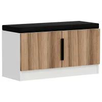 Обувной шкаф Trendy Noe 50 x 90 x 35см /White /Орех