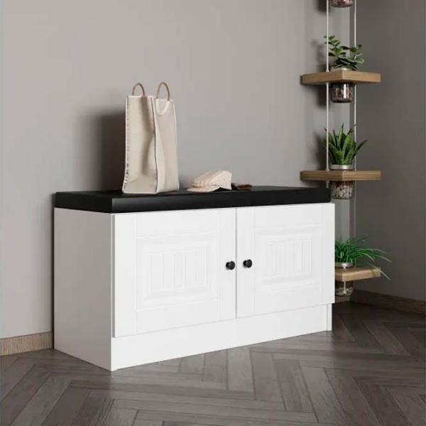 Обувной шкаф Trendy Noe 50 x 90 x 35см /White /Белый photo 3