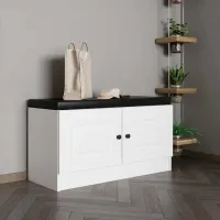 Dulap pentru încălțăminte Trendy Noe 50 x 90 x 35 /White /White photo 3