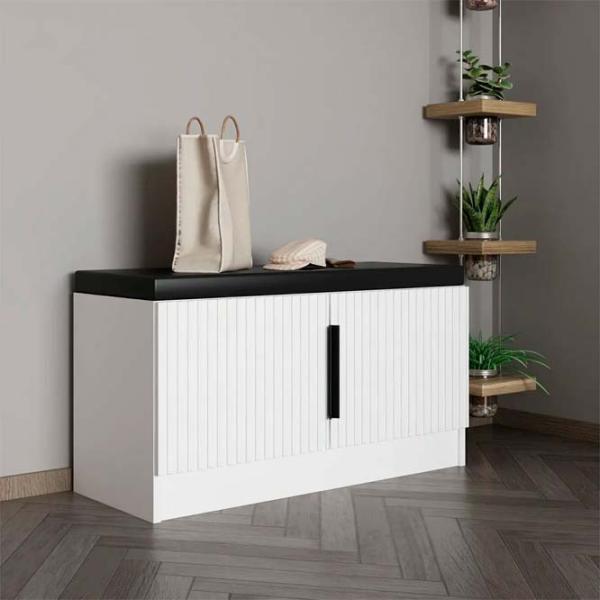 Обувной шкаф Trendy Noe 50 x 90 x 35см /White /Белый photo 2