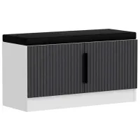 Обувной шкаф Trendy Noe 50 x 90 x 35см /White /Антрацит