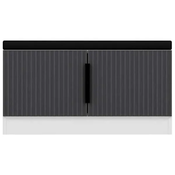 Обувной шкаф Trendy Noe 50 x 90 x 35см /White /Антрацит photo 2