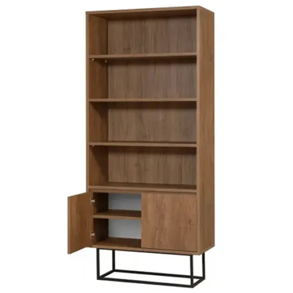 Etajeră Trendy Rea 182 x 80 x 36 cm / PAL / Walnut photo 2