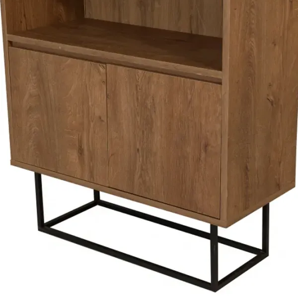 Etajeră Trendy Rea 182 x 80 x 36 cm / PAL / Walnut photo 3