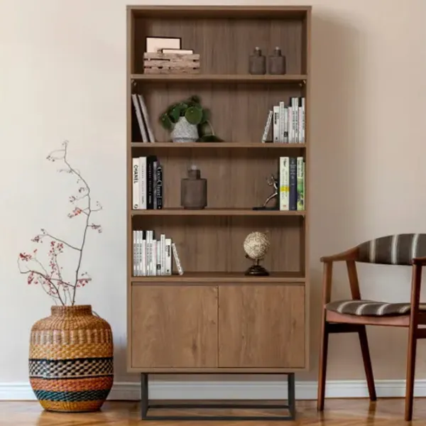 Etajeră Trendy Rea 182 x 80 x 36 cm / PAL / Walnut photo 4