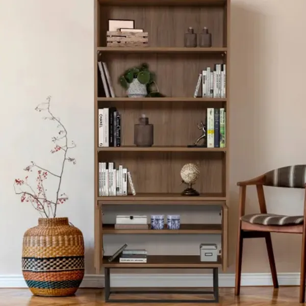 Etajeră Trendy Rea 182 x 80 x 36 cm / PAL / Walnut photo 5
