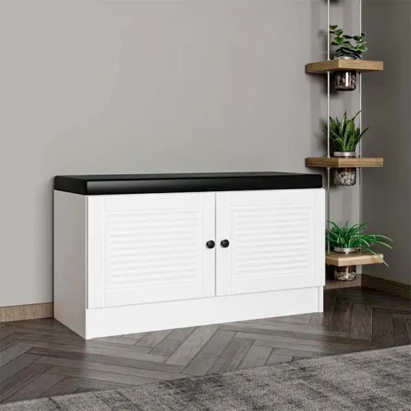 Обувной шкаф Trendy Noe 50 x 90 x 35см /White /Белый photo 3