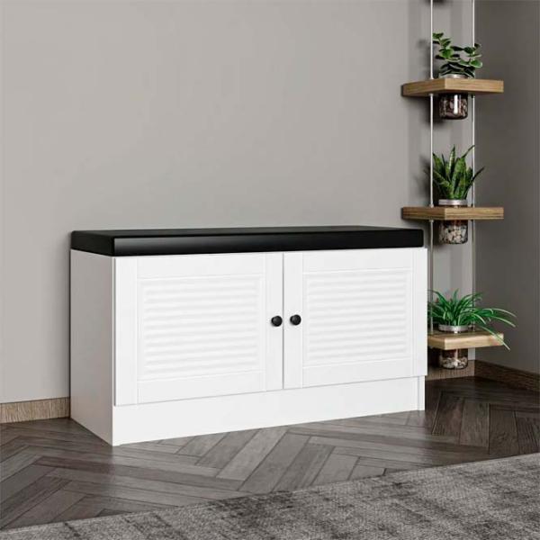 Обувной шкаф Trendy Noe 50 x 90 x 35см /White /Белый photo 3