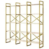 Стеллаж Trendy VG6-GE 175 x 170 x 30см cm / ЛДСП / Золото