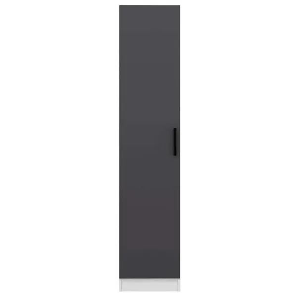 Обувной шкаф Trendy Noe 210 x 45 x 35см /White /Антрацит photo 2