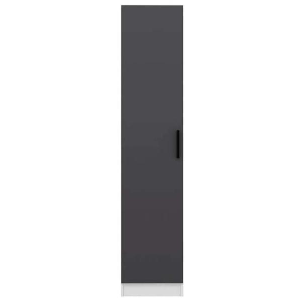 Обувной шкаф Trendy Noe 210 x 45 x 35см /White /Антрацит photo 2