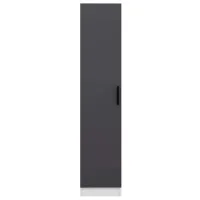 Обувной шкаф Trendy Noe 210 x 45 x 35см /White /Антрацит photo 2