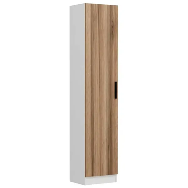 Обувной шкаф Trendy Noe 210 x 45 x 35см /White /Орех photo 1