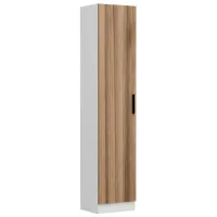 Обувной шкаф Trendy Noe 210 x 45 x 35см /White /Орех