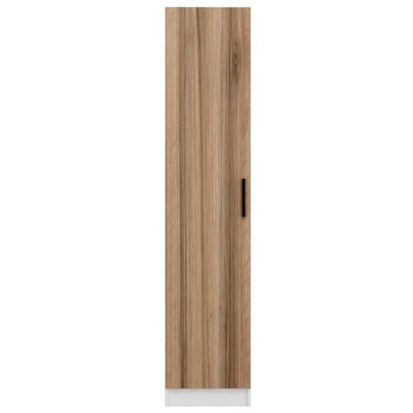 Обувной шкаф Trendy Noe 210 x 45 x 35см /White /Орех photo 2