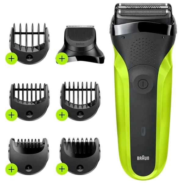 Aparat de ras electric Braun 300BT Green  photo 2