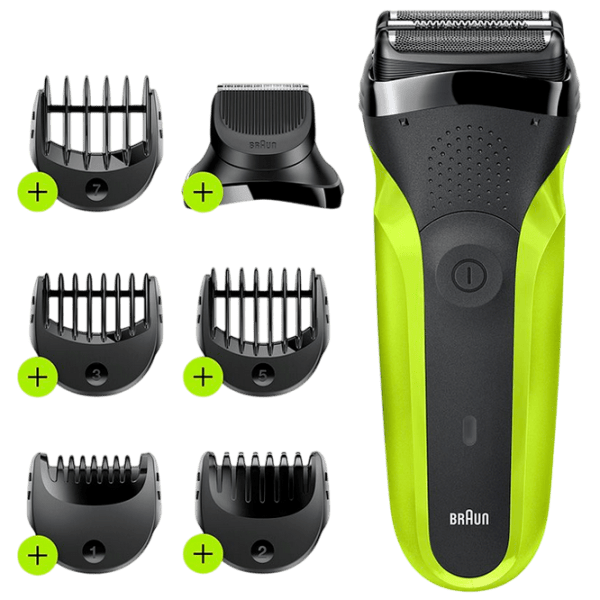 Aparat de ras electric Braun 300BT Green  photo 2