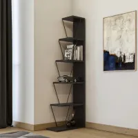 Стеллаж Trendy Tlos 150 x 50 x 22см cm / ЛДСП / Anthracite photo 3