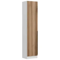 Обувной шкаф Trendy Noe 210 x 45 x 35см /White /Орех