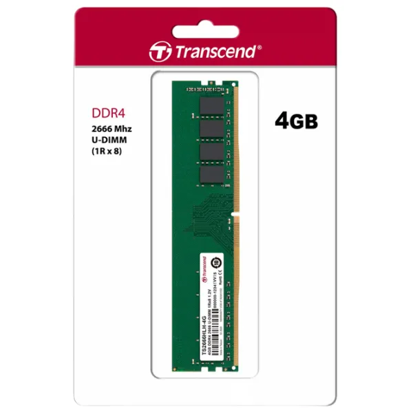 Оперативная память Transcend JM2666HLH4G  DIMM / DDR4 / 4 ГБ photo 2
