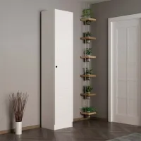 Dulap pentru încălțăminte Trendy Noe 210 x 45 x 35 /White /White photo 4