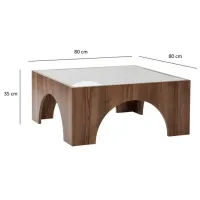 Măsuță de cafea Trendy Seine GTR000860 Brown photo 6