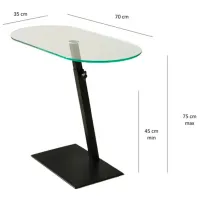 Журнальный столик Trendy Lungo GTR000798 Черный photo 8