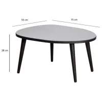 Măsuță de cafea Trendy Gusto GTR000792 Black photo 6