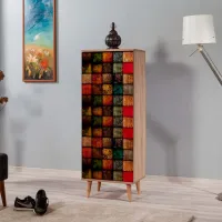 Dulap pentru încălțăminte Trendy Filinta 135 x 50 x 38 /Sonoma /Sonoma photo 4