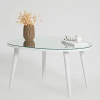 Măsuță de cafea Trendy Gusto GTR000793 White photo 4