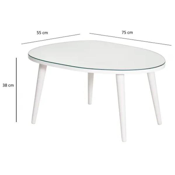 Журнальный столик Trendy Gusto GTR000793 Белый photo 6