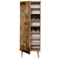 Dulap pentru încălțăminte Trendy Filinta 135 x 50 x 38 /Sonoma /Sonoma photo 3