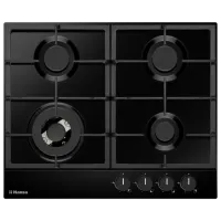 Plită încorporabilă pe gaz Hansa BHGS67130 Sticlă călită / Black