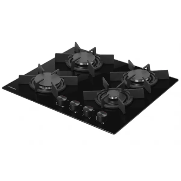 Plită încorporabilă pe gaz Hansa BHKS630700 Sticlă călită / Black photo 2