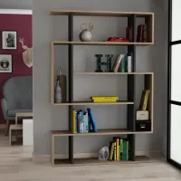 Etajeră Trendy Mito 161 x 110 x 25.5 cm / PAL / Anthracite photo 2