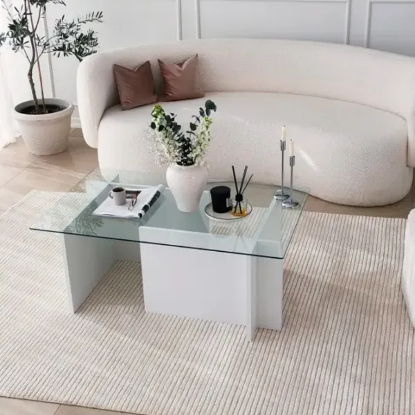 Măsuță de cafea Trendy Evadare GTR000773 White photo 2