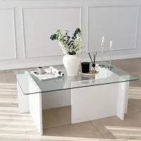 Măsuță de cafea Trendy Evadare GTR000773 White photo 4