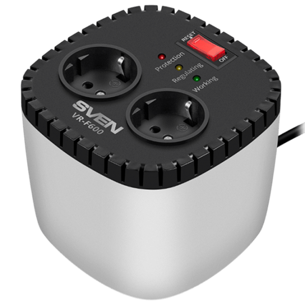 Stabilizator de tensiune Sven VR-F600 Gray photo 1