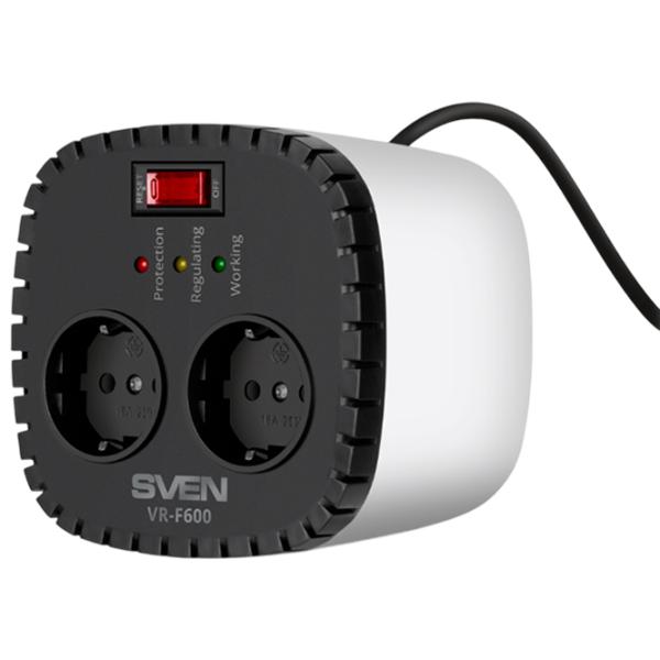 Stabilizator de tensiune Sven VR-F600 Gray photo 3