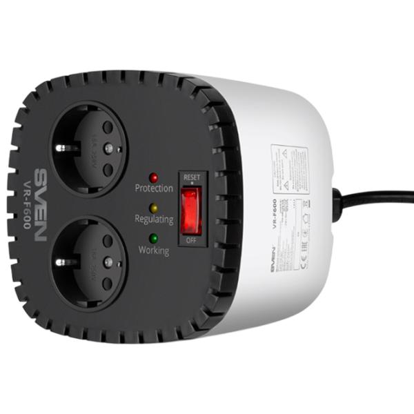 Stabilizator de tensiune Sven VR-F600 Gray photo 4