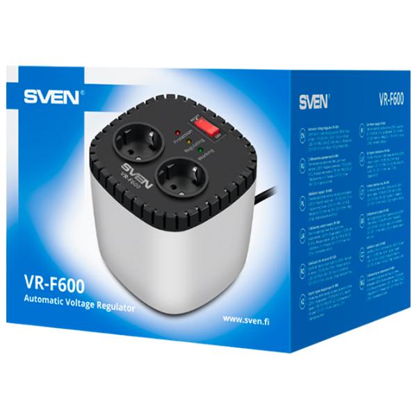 Stabilizator de tensiune Sven VR-F600 Gray photo 9