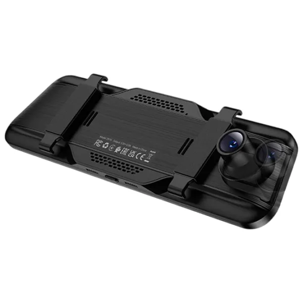 Видеорегистратор Hoco DV16 Rearview Mirror Driving Recorder + Rear Cam / Черный photo 4