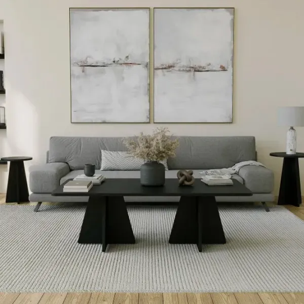 Журнальный столик Trendy Ciuperca 2 GTR000790 Черный photo 2